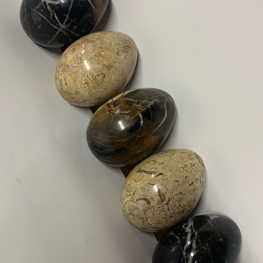 (5) Onyx and Marble Eggs